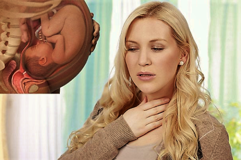 У многих беременных естественное повышение PS отзывается биением в горле