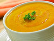 Сыроедческий морковный суп-пюре