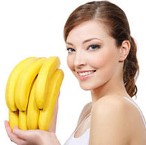 Банан для лица