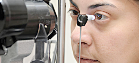 Офтальмологический тонометр Гольдмана – самый распространенный прибор для измерения ВГД