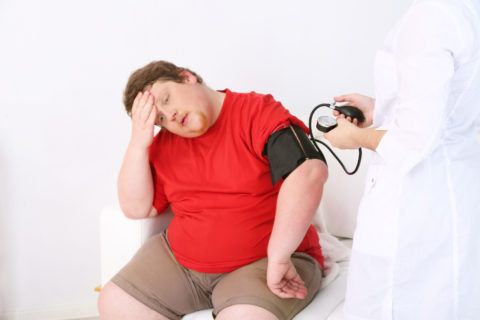 Ожирение — частая причина высокого давления