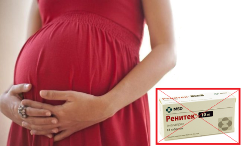 Беременным или женщинам, планирующим зачатие, приём эналаприла запрещён
